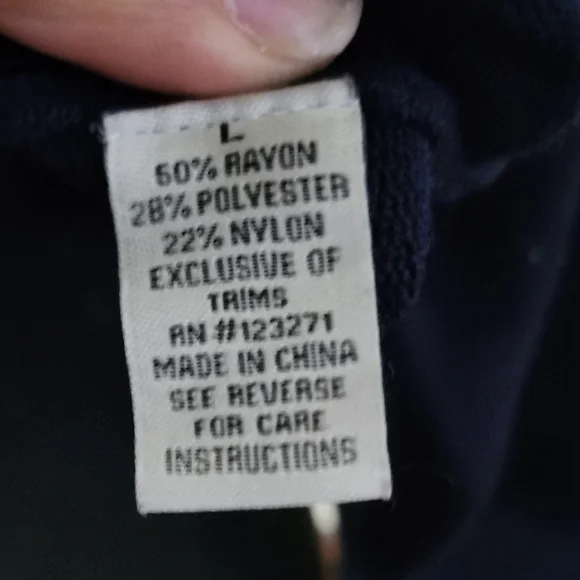 Womens Navy Sweater with Bear Design - Picture 9 of 10